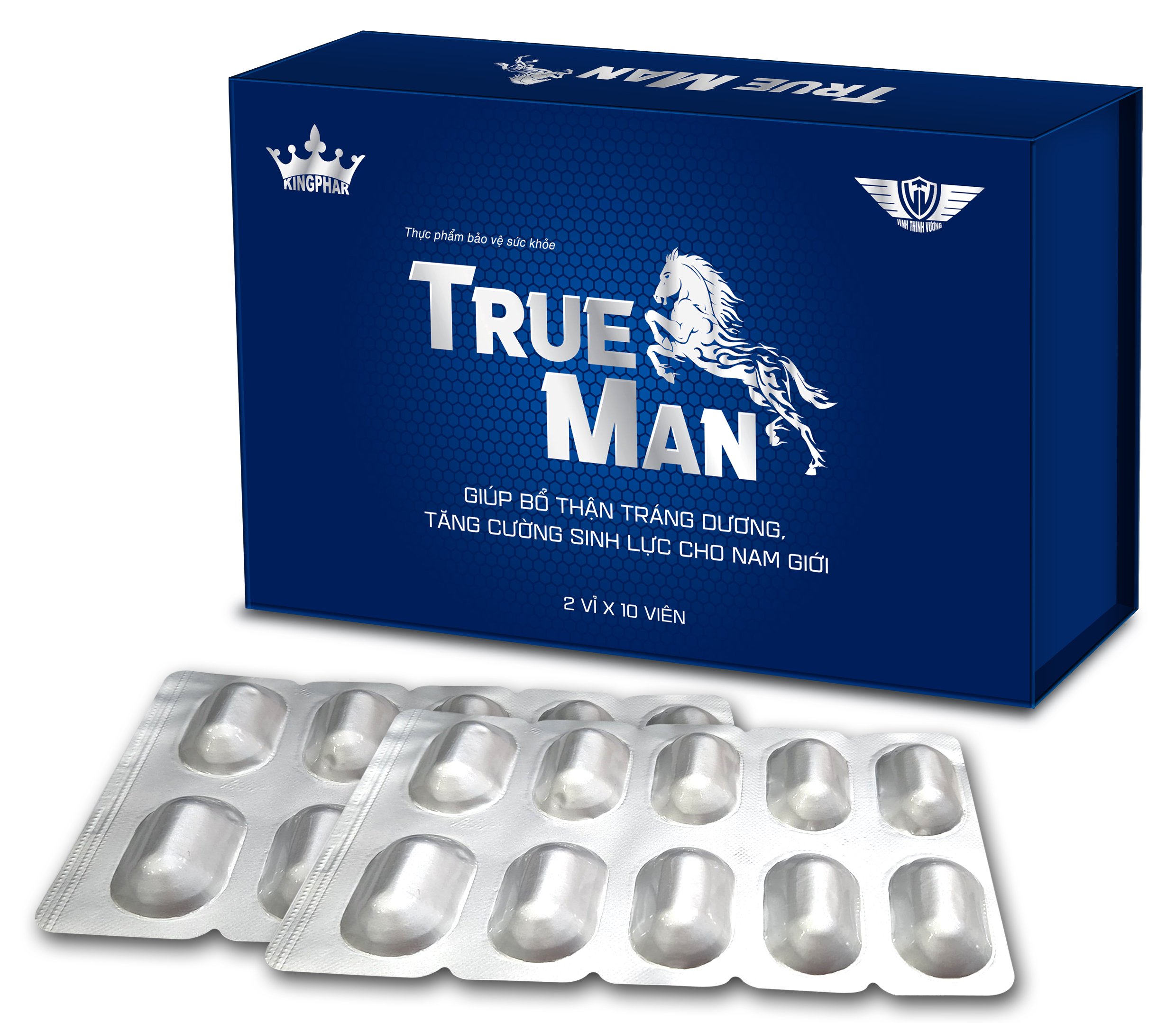 Tăng cường sinh lý nam True Man Kingphar H 20V