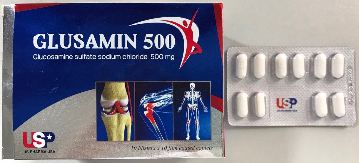 Glucosamin 500mg Caplets Usp Pharma H 100v