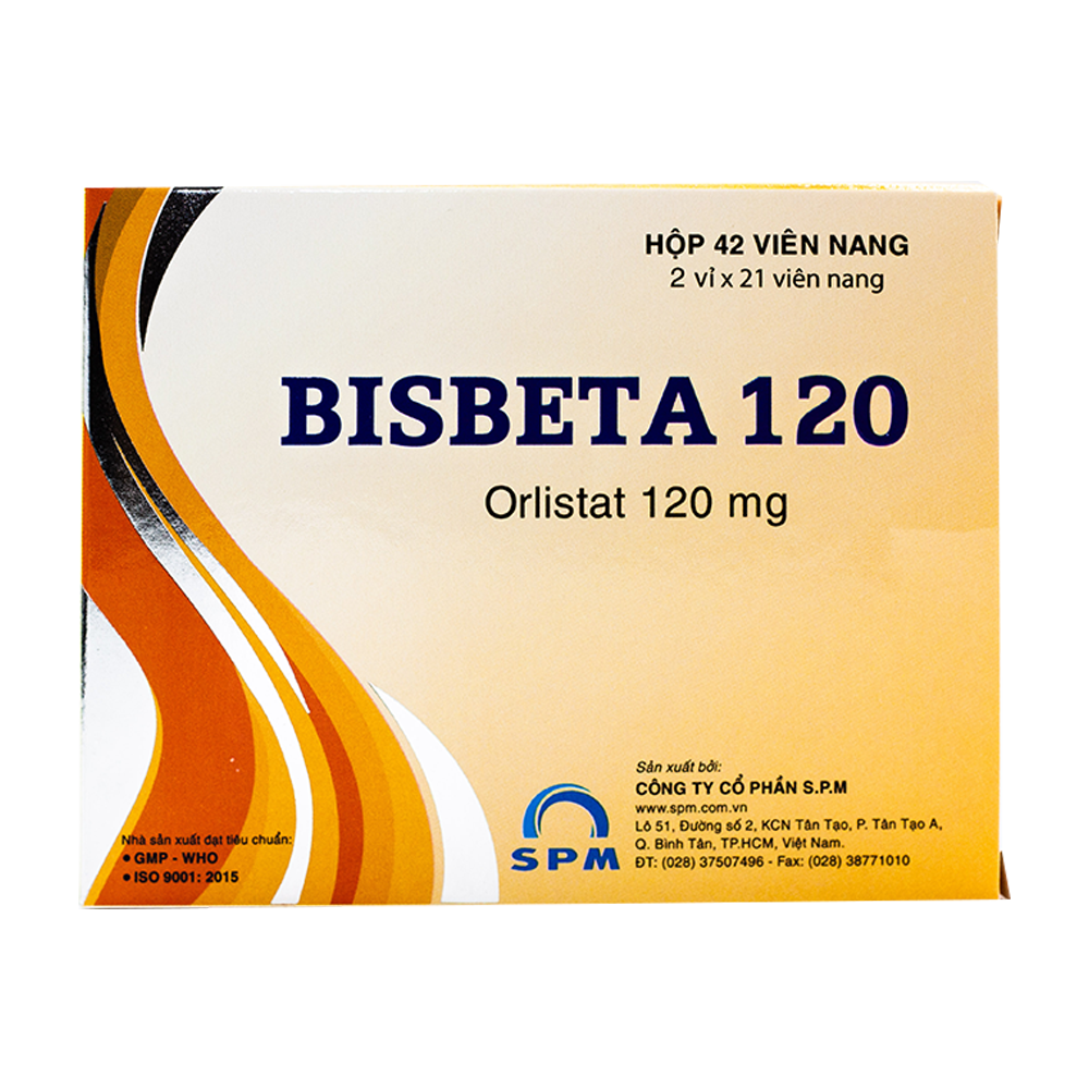 Bisbeta orlistat 120mg spm (h/42v)