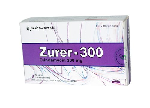 Zurer 300 clindamycin 300mg davipharm (h/30v)