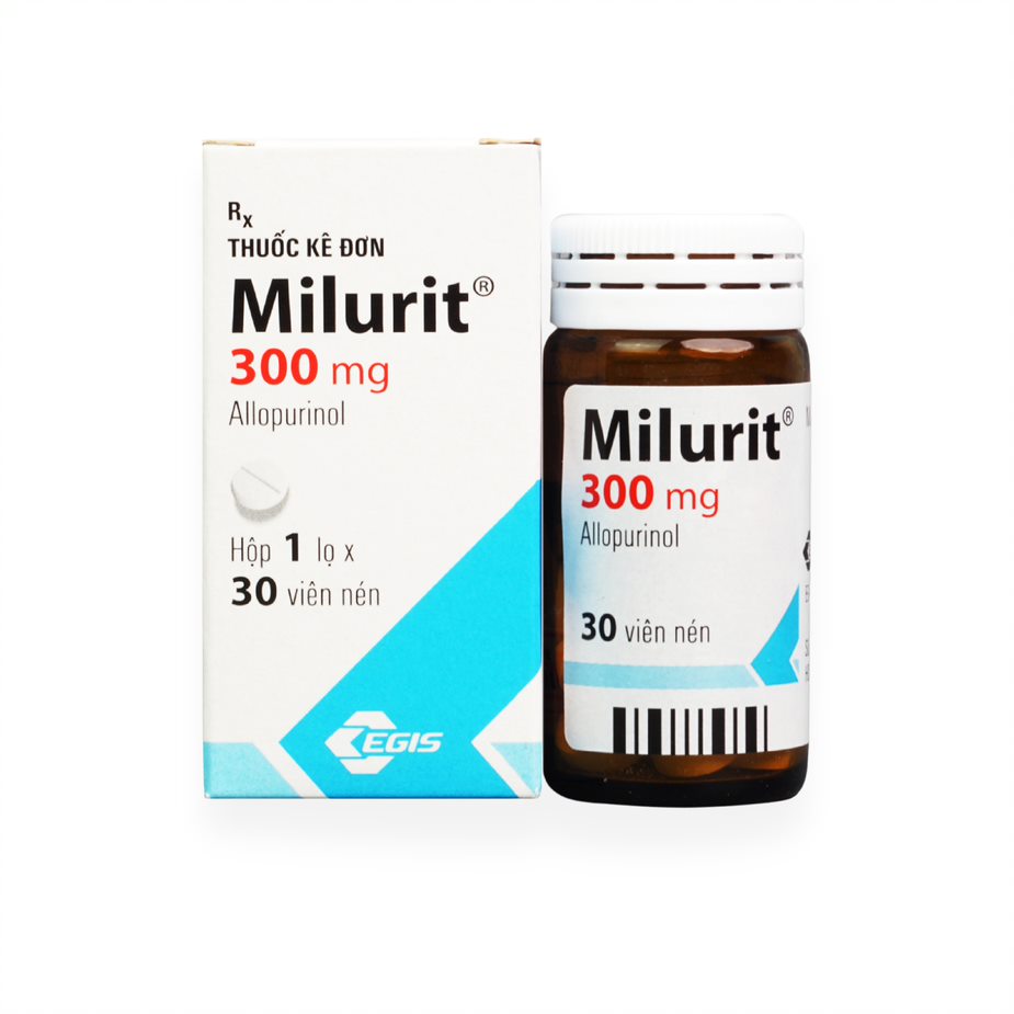 Milurit allopurinol 300mg egis pharma (c/30v)-0