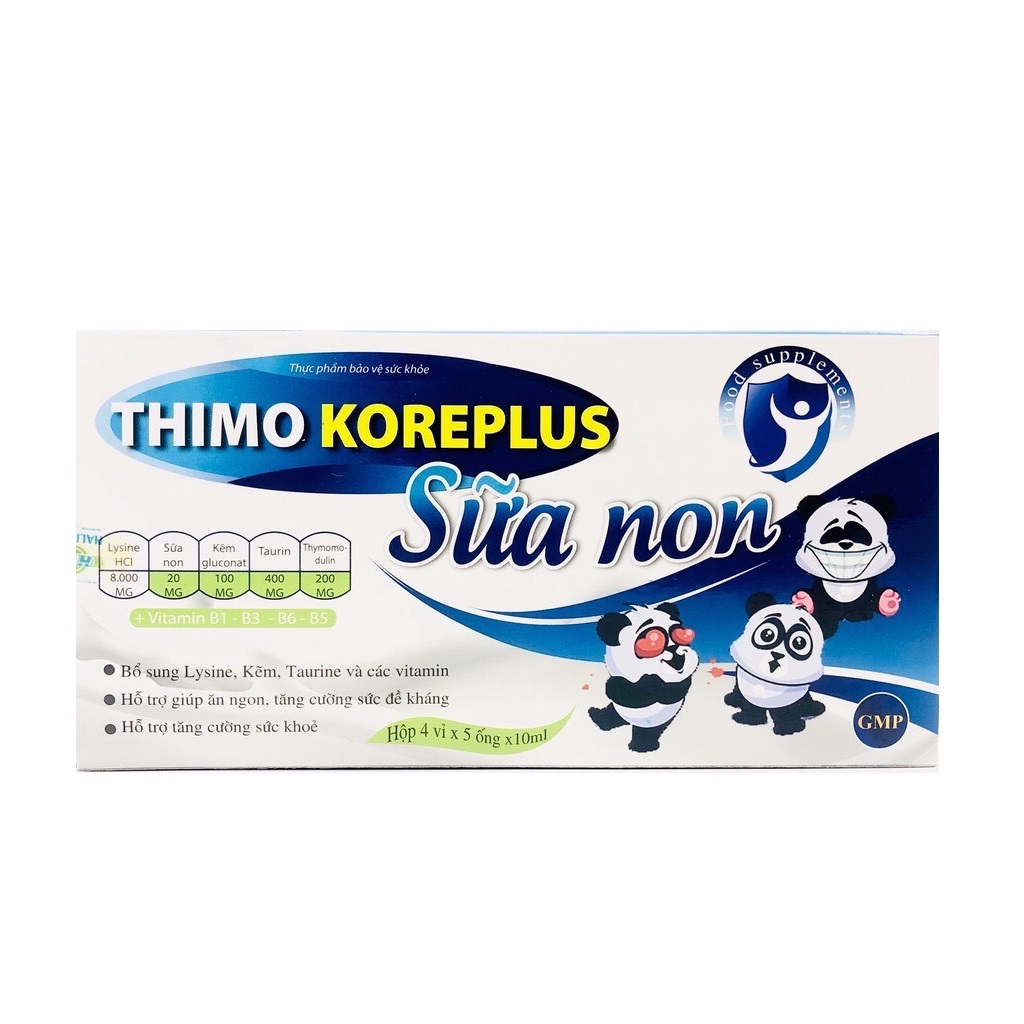 Siro Tăng Sức Đề Kháng Cho Bé Thimo Koreplus Sữa Non Hải Linh (H/20o/10ml)