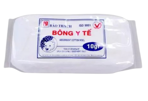 Bông y tế bảo thạch 10g (thùng/150gói)