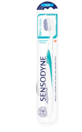 Bàn chải đánh răng sensodyne deep clean soft gsk (cây)-0