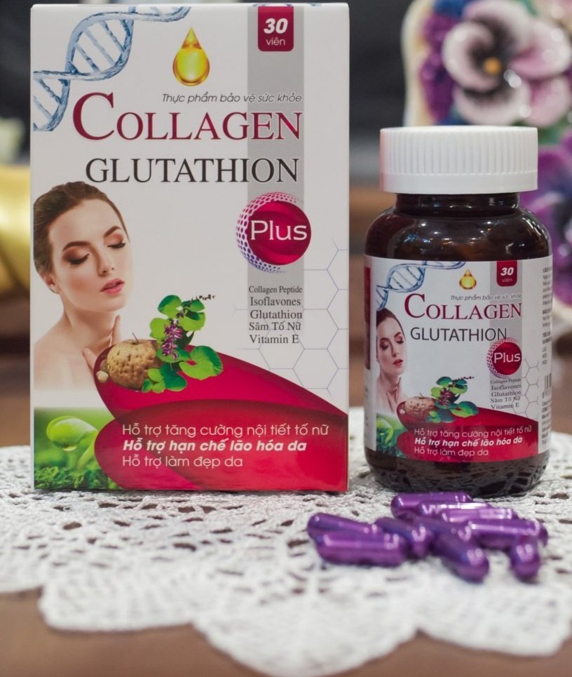 Tăng nội tiết tố nữ Collagen Glutathion Hải Linh (H/30v)-0