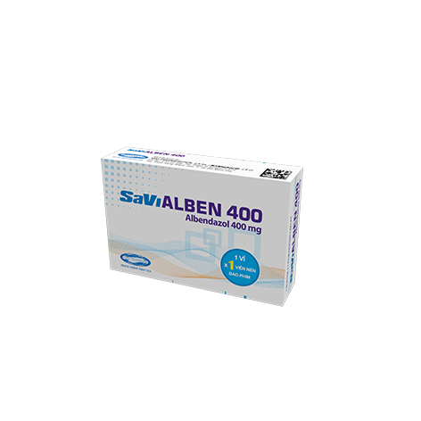 Savialben albendazol 400mg savipharm (h/1v)