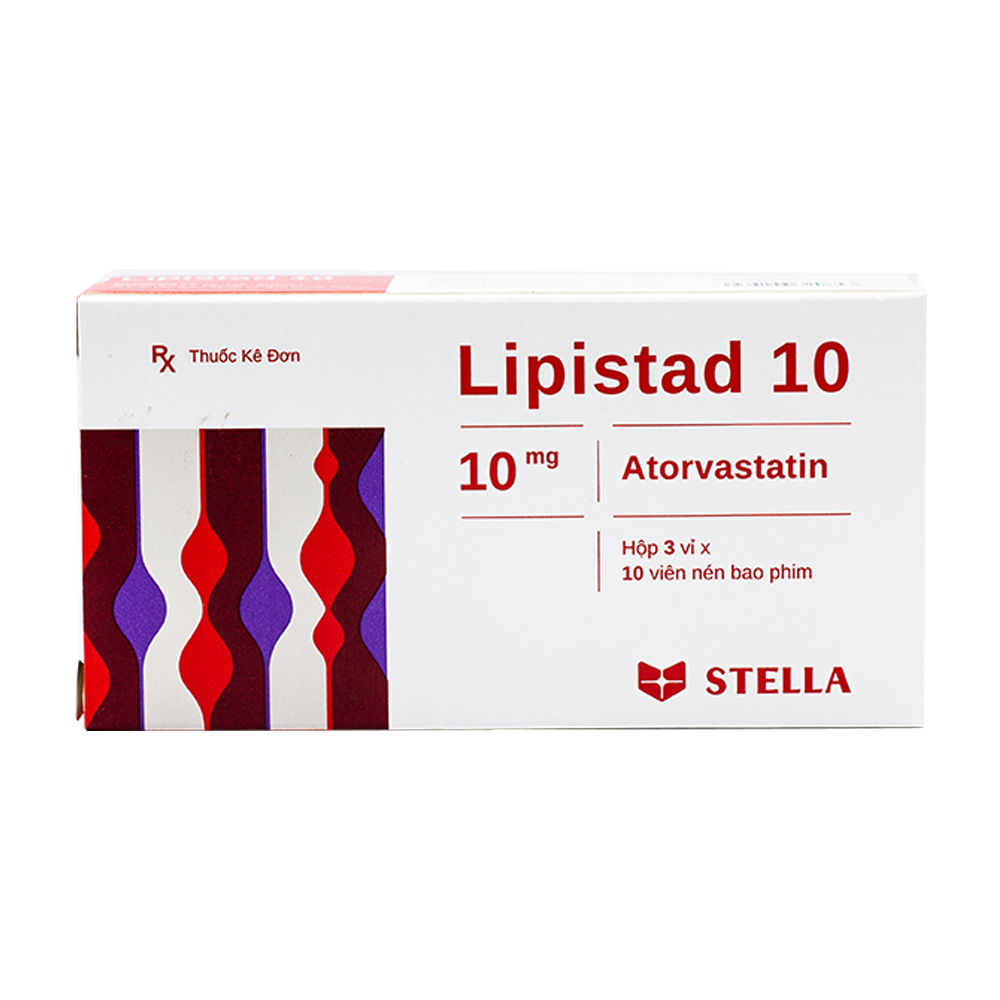 Lipistad atorvastatin 10mg stella (h/30v)