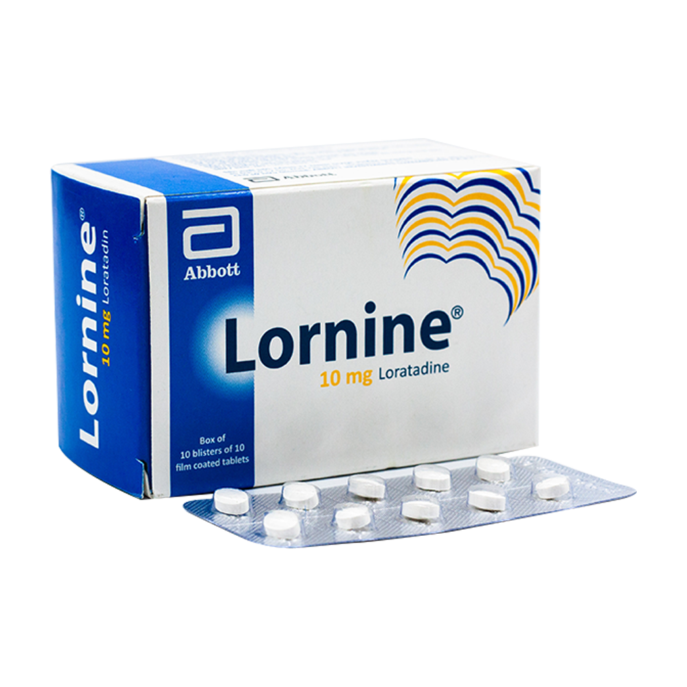 Lornine loratadin 10mg abbott (hộp/100viên nén)-2