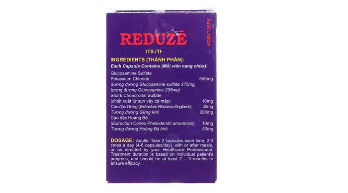 Thuốc khớp Reduze (Hộp 60 viên) - Giá Tốt, Chính Hãng | Circa