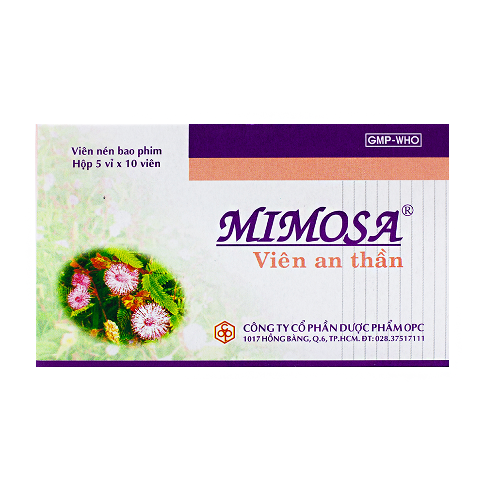 Mimosa viên an thần opc (h/50v)