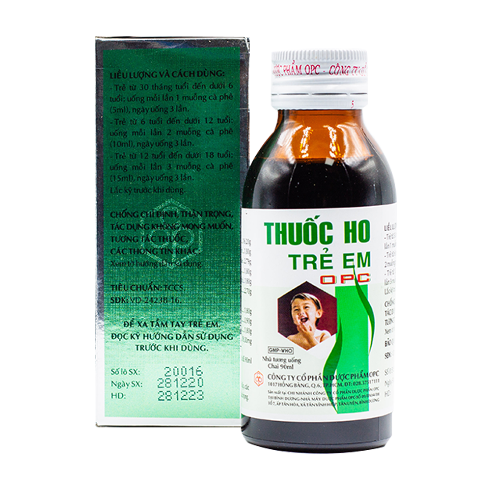 Thuốc ho trẻ em opc (chai/90ml)-1