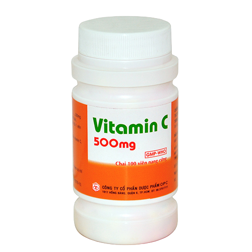 Vitamin c 500mg opc (c/100 viên nang)