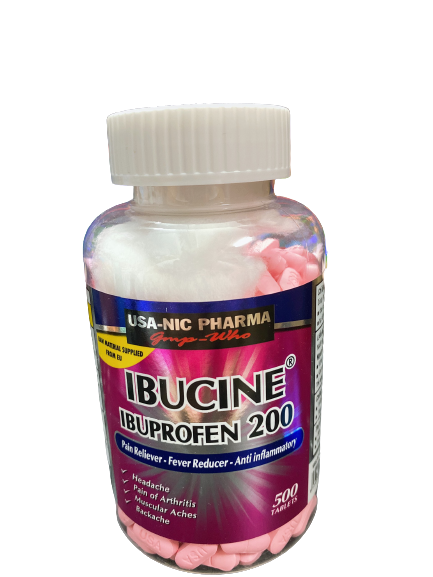 Ibucine ibuprofen 200 usa-nic pharma (c/500v)