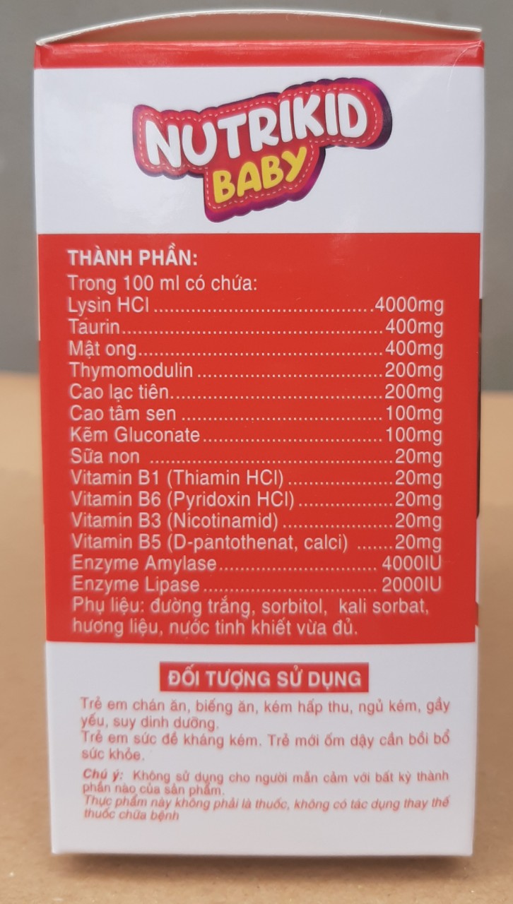 Siro Ăn Ngon Nutrikid Baby Màu Hồng Hải Linh (h/20o/10ml)-2