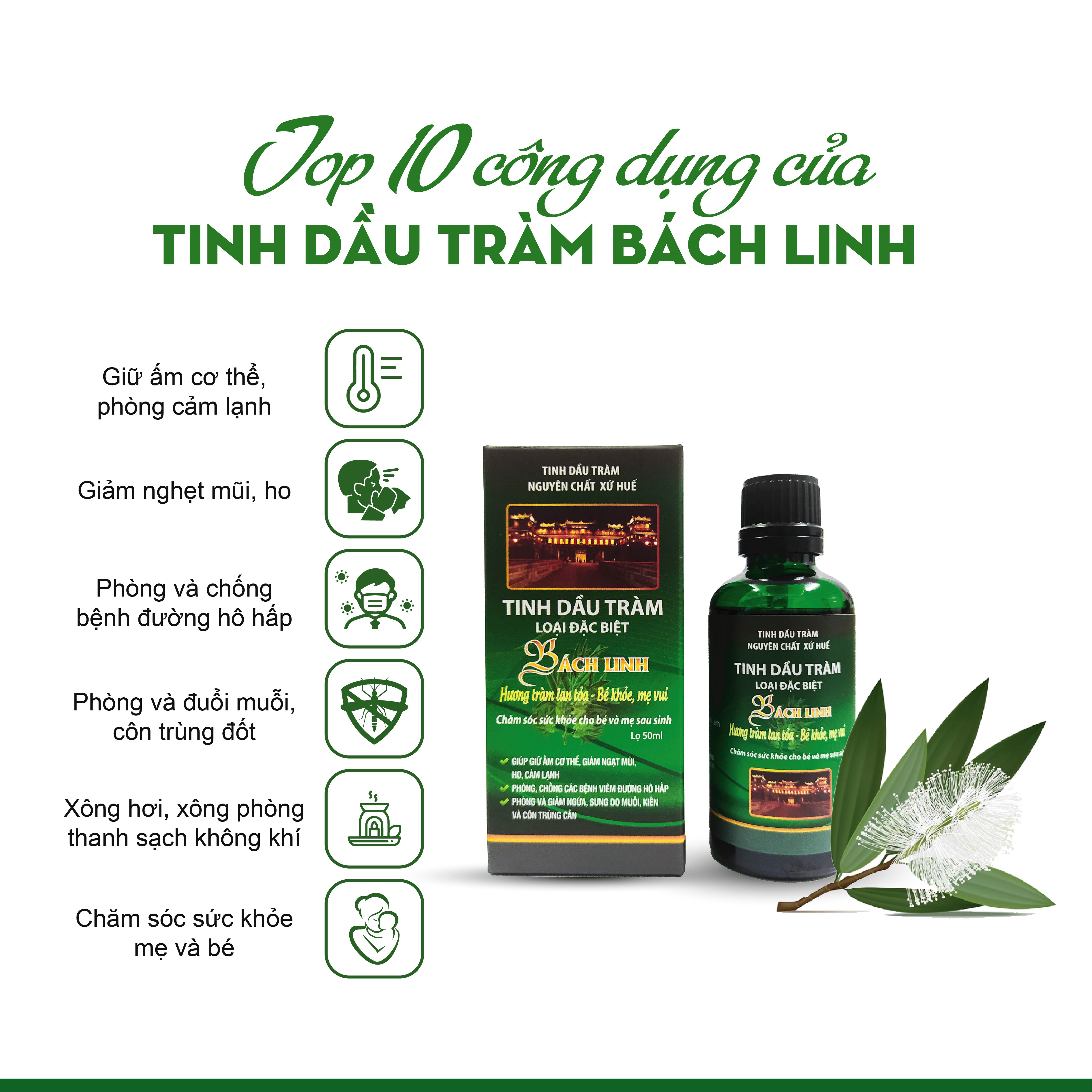 Tinh dầu Tràm Bách Linh Cung Đình Vỹ Dạ (c/50ml)-1