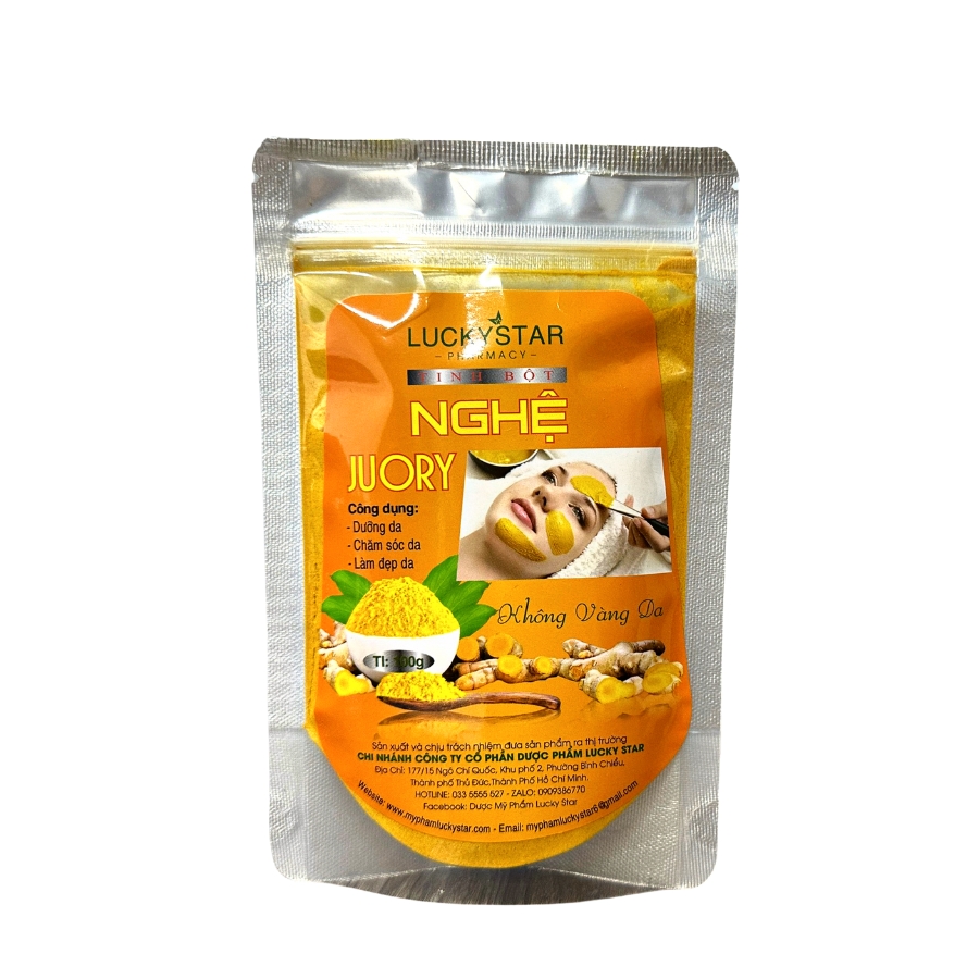 Tinh Bột Nghệ vàng Lucky Star (g/100gr)