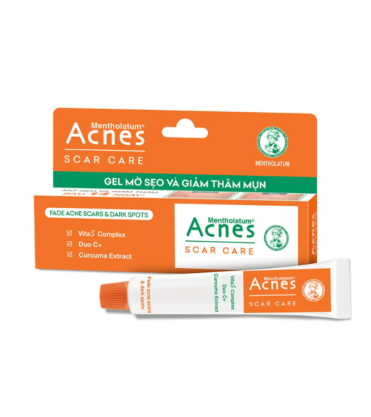 Acnes scar care gel mờ vết thâm rohto (t/12gr) (vàng)