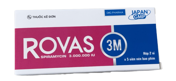 Thuốc kháng sinh Rovas 3 (Hộp 10 viên) - Giá Tốt, Chính Hãng | Circa