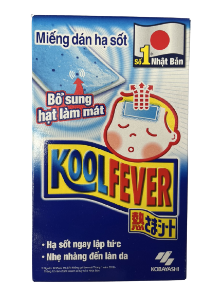 Miếng dán hạ sốt koolfever kobayashi (h/16m)