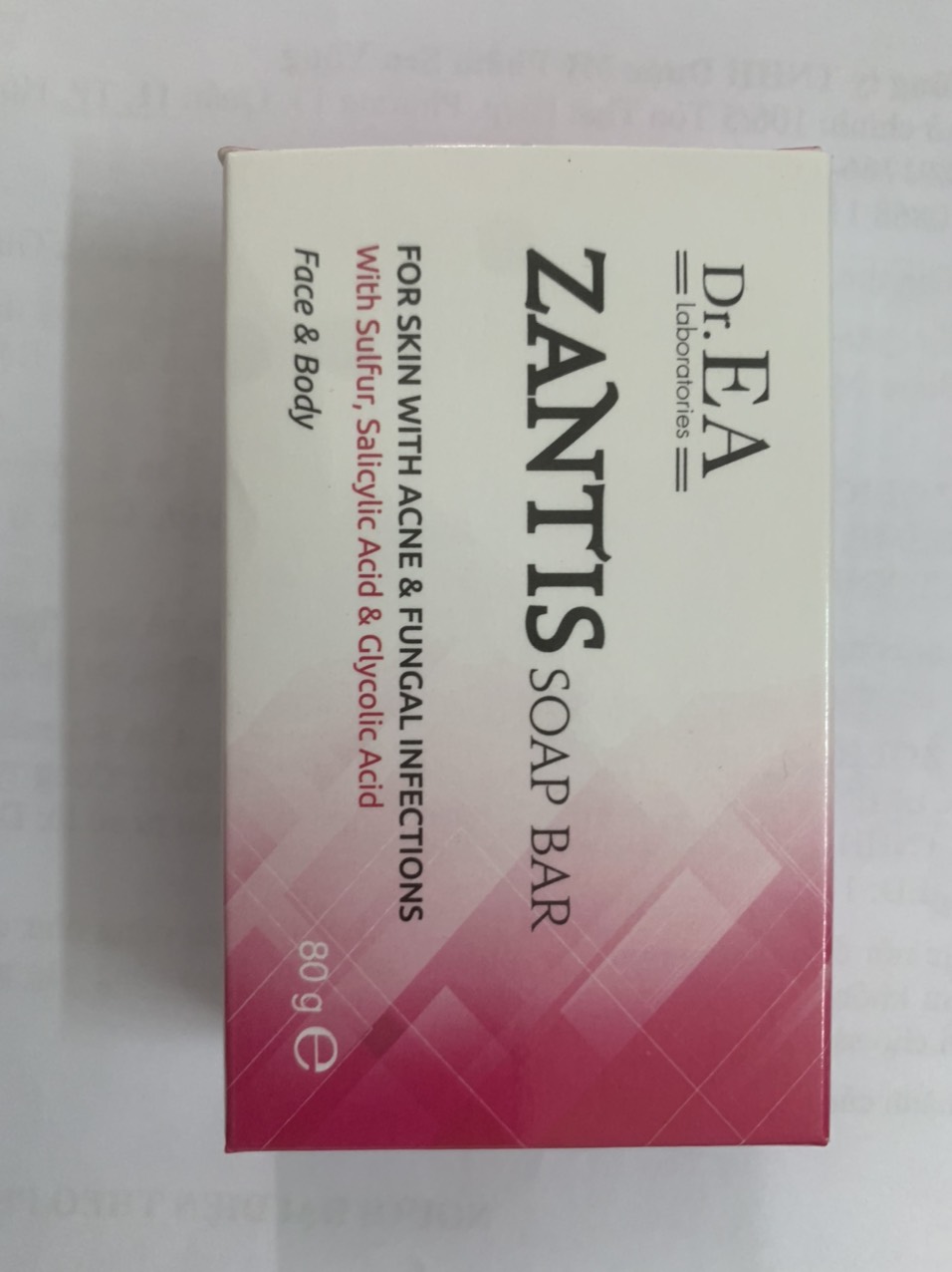 Xà bông sạch mụn Zantis Soap Bar Dr.EA (H/80gr)-1