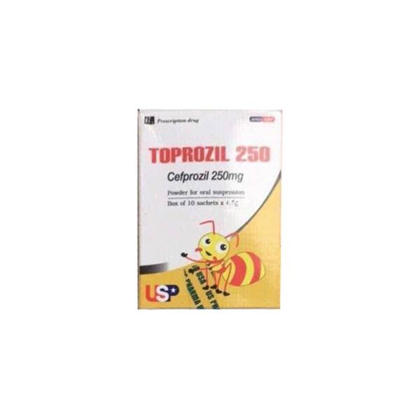 Toprozil cefprozil 250mg usp (h/10g)-0