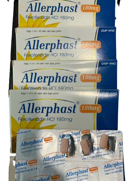 Allerphast fexofenadin 180mg mebiphar (h/10v)-0