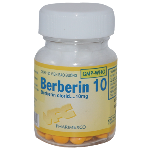 Berberin 10mg pharimexco (c/100v)-0