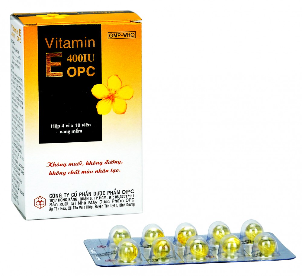 Vitamin e 400iu opc (h/40v)