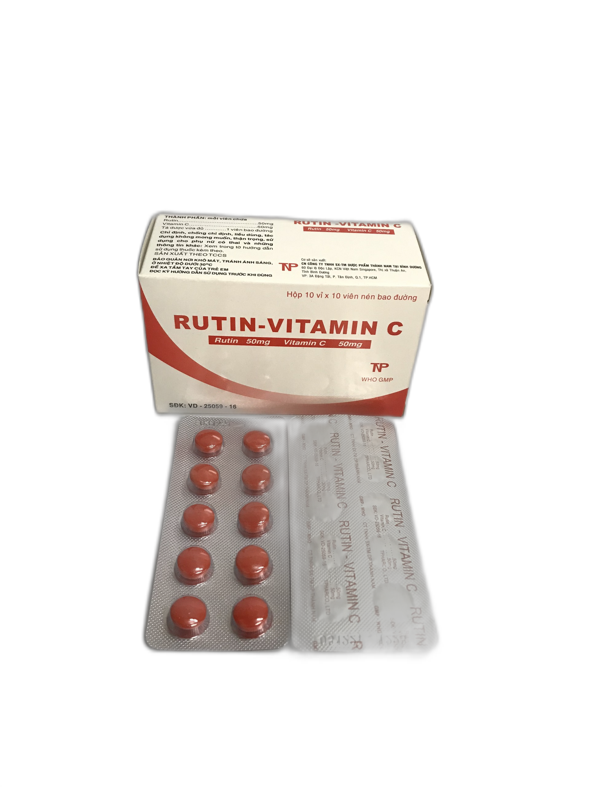 Rutin Vitamin C Thành Nam (H/100v)-1