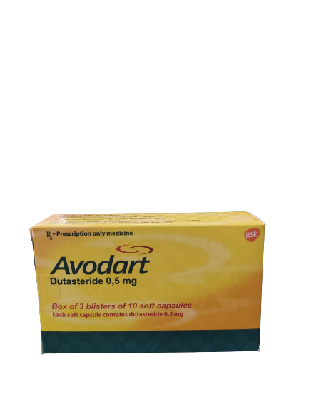 Avodart dutasterid 0.5mg gsk (h/30v)