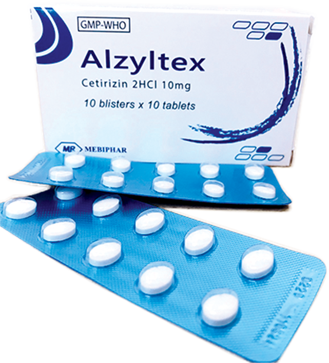 Alzyltex cetirizine 10mg mebiphar (h/100v)-0