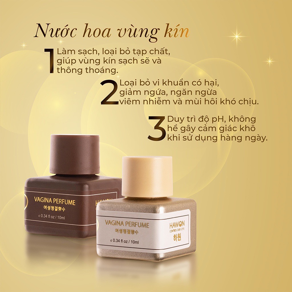 Nước hoa vùng kín hương ngọt ngào Vagina Perfume Hawon (c/10ml)-2