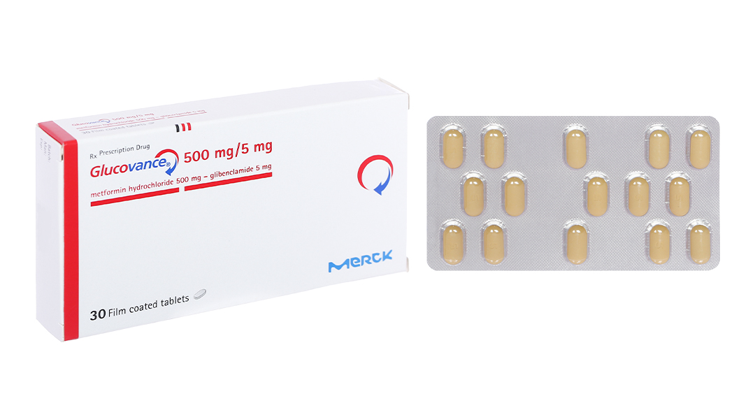 Glucovance 500mg/5mg Merck (h/30v)