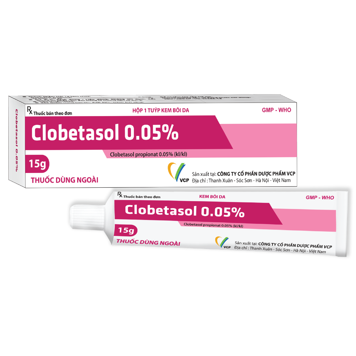 Clobetasol 0,05% VCP (T/15gr)-0