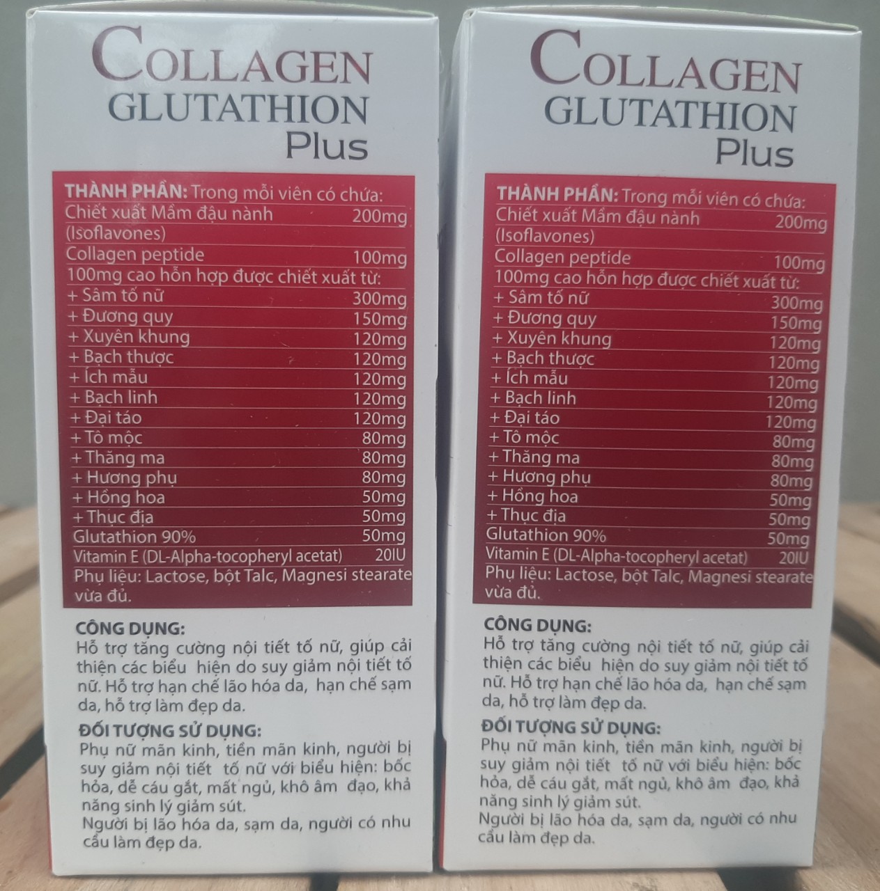 Tăng nội tiết tố nữ Collagen Glutathion Hải Linh (H/30v)-2