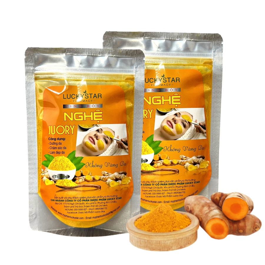 Tinh Bột Nghệ vàng Lucky Star (g/100gr)-2