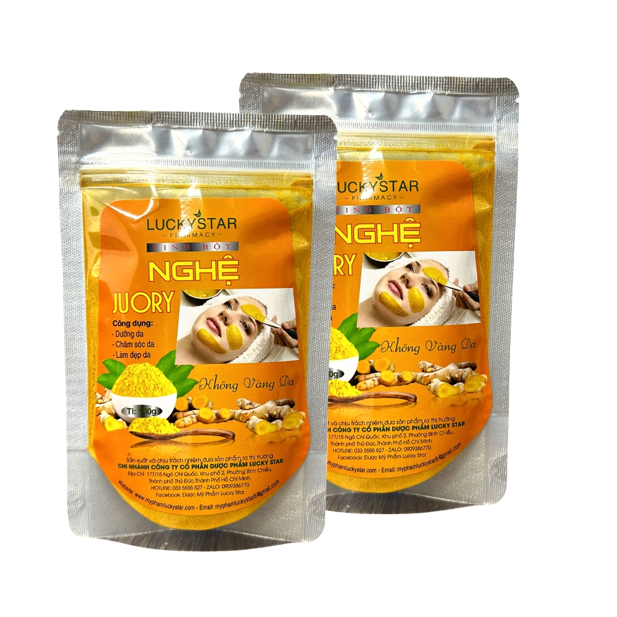 Tinh Bột Nghệ vàng Lucky Star (g/100gr)-1