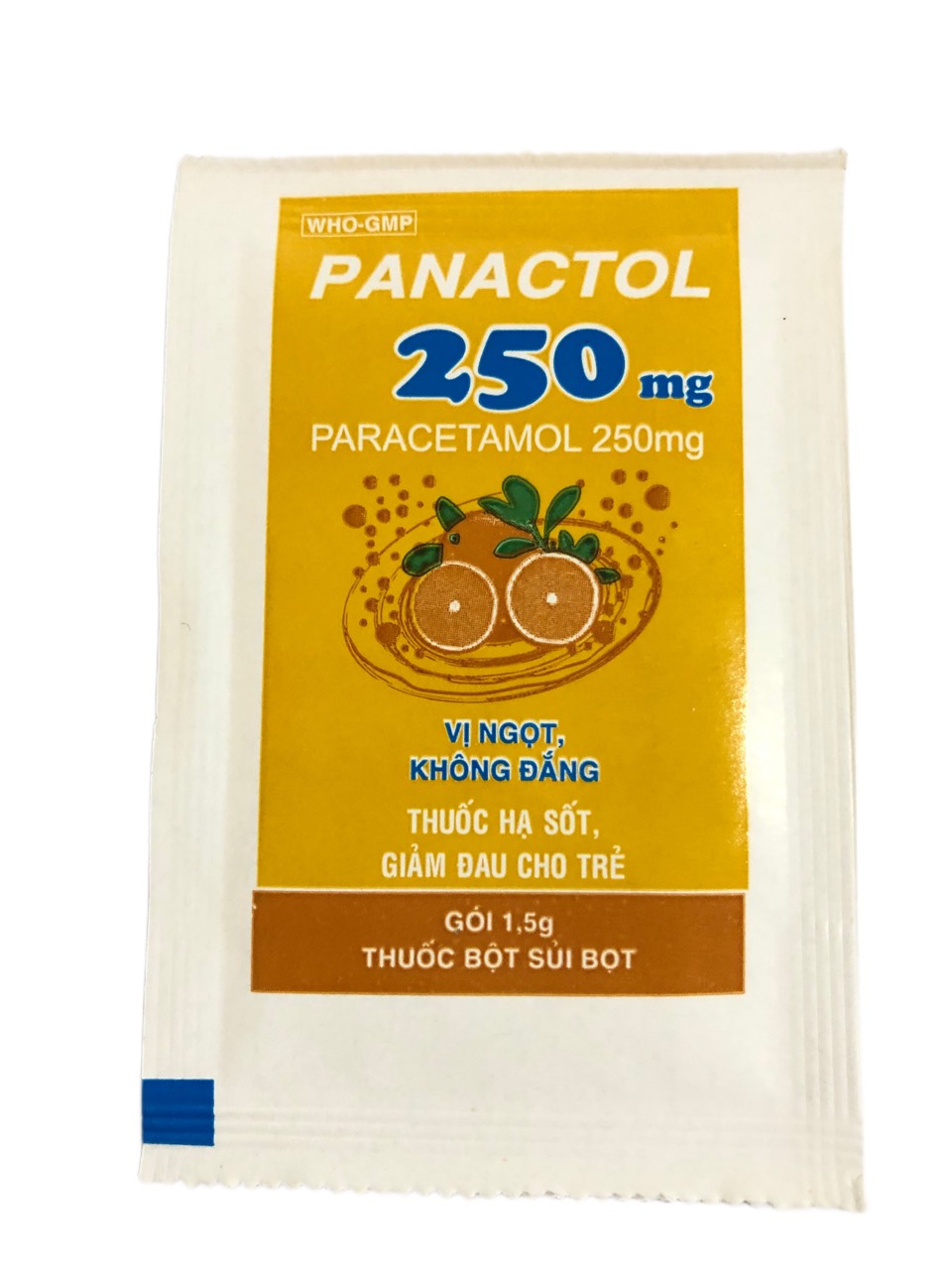Panactol Paracetamol 250mg Khapharco (H/24G/1.5gr)-1