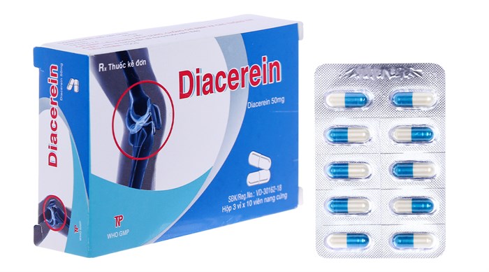 Diacerein 50mg Thành Nam (h/30v)