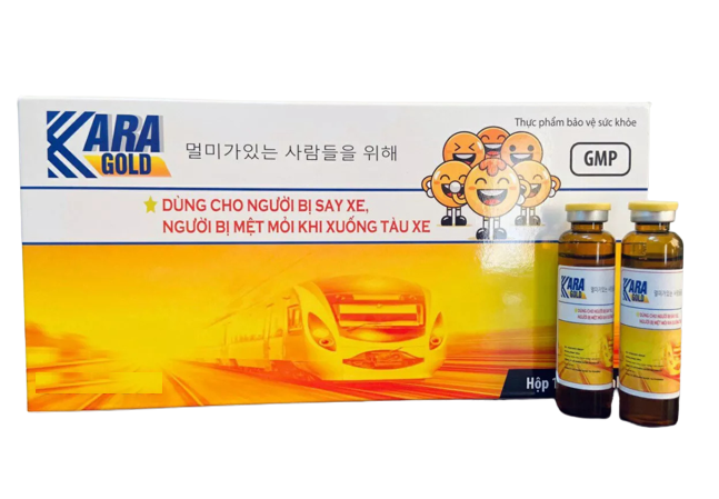 Nước Uống Giảm Mệt Mỏi, Chống Say Tàu Xe Kara Gold TH Pharma (H/10C/20ml) (mẫu ngẫu nhiên)-3