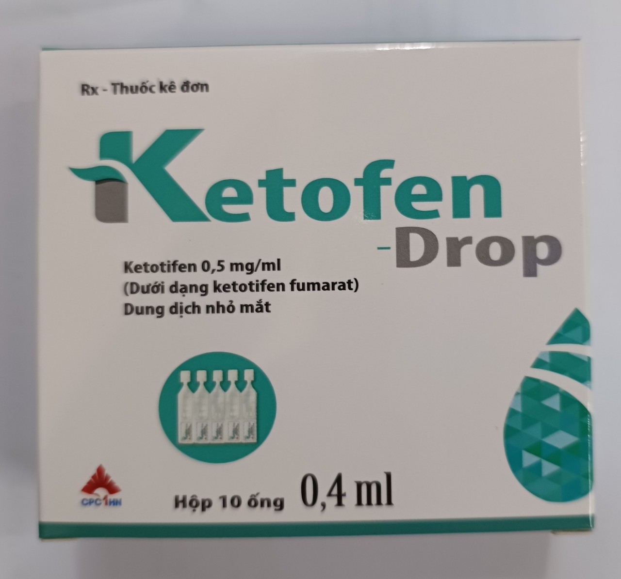 Dung Dịch Nhỏ Mắt Ketofen Drop Ketotifen Cpc1 (h/10o/0.4ml)