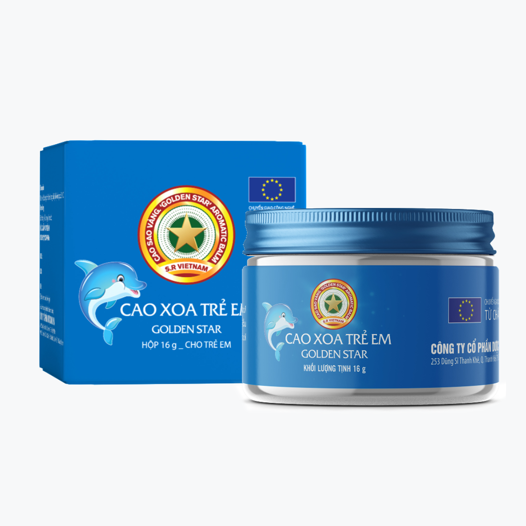 Cao xoa trẻ em golden star danapha (hũ/16gr)