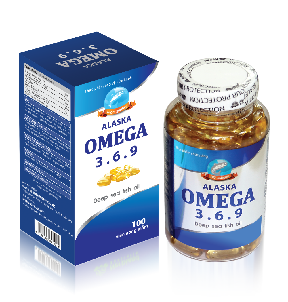 Alaska omega 3 6 9 gia nguyễn (c/100v)