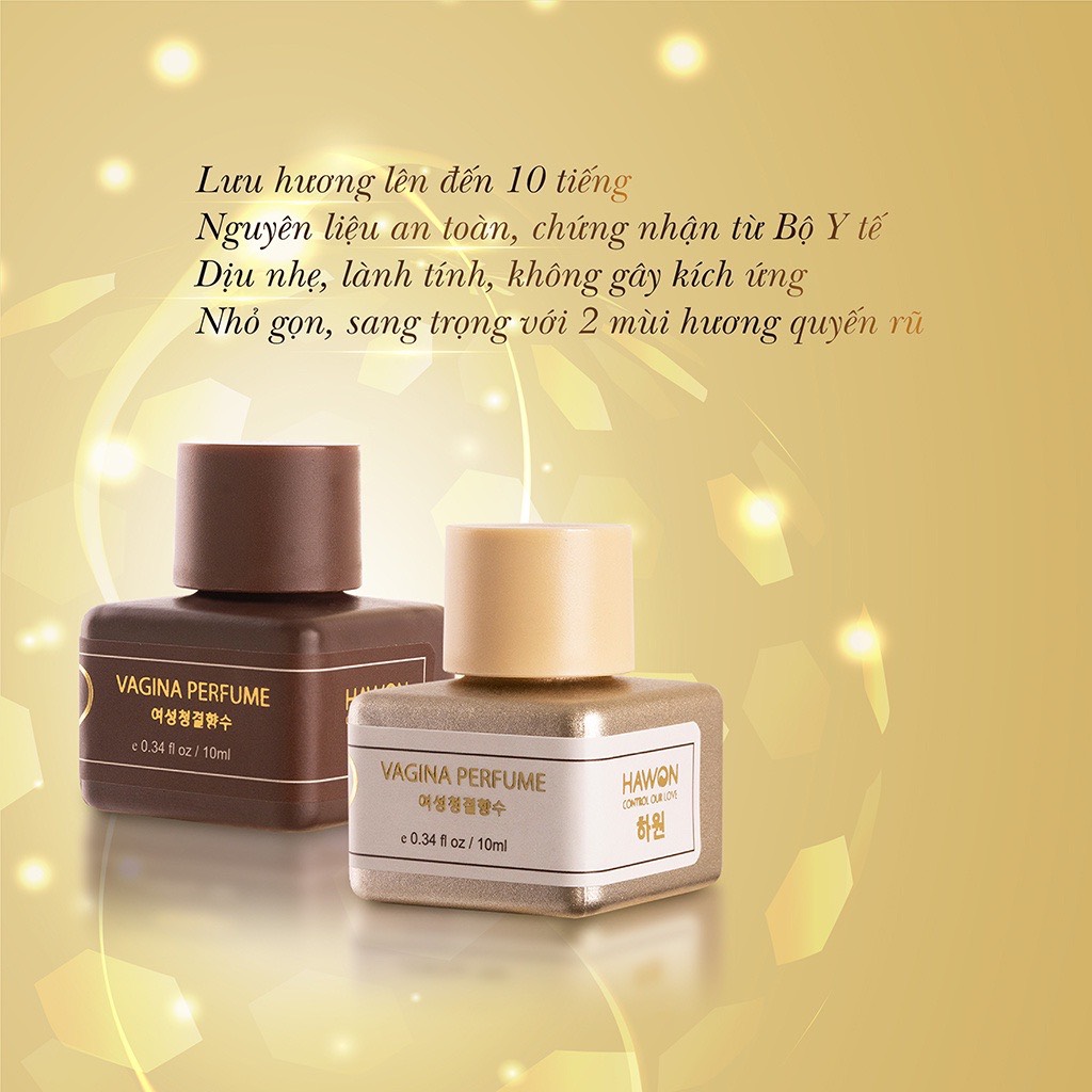 Nước hoa vùng kín hương ngọt ngào Vagina Perfume Hawon (c/10ml)-1