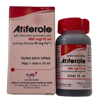 Atiferole sắt protein succinylate 800mg an thiên (c/15ml)