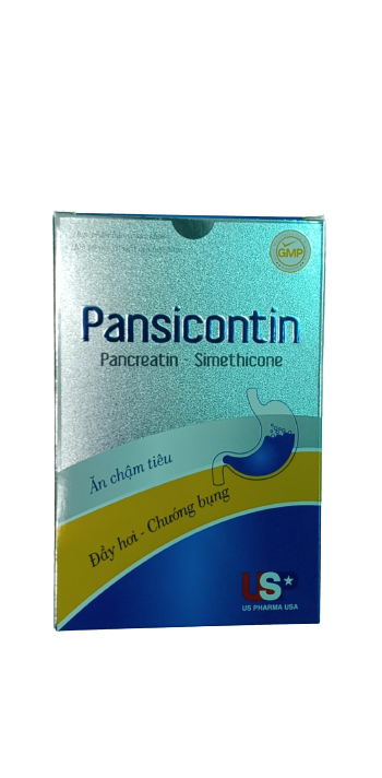 Pansicontin pancreatin/simethicon usp (h/100v)