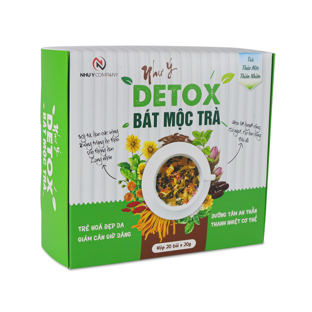 Trà Thảo Mộc Thiên Nhiên Detox Bát Mộc Trà như ý (h/20g)-1