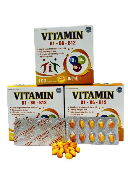 Bổ Sung Vitamin B1 B6 B12 Mediphar (h/100v)