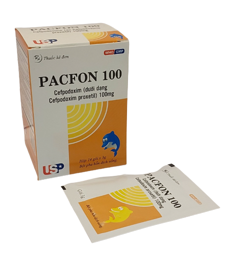 Pacfon 100 Cefpodoxim Usp (h/14g)