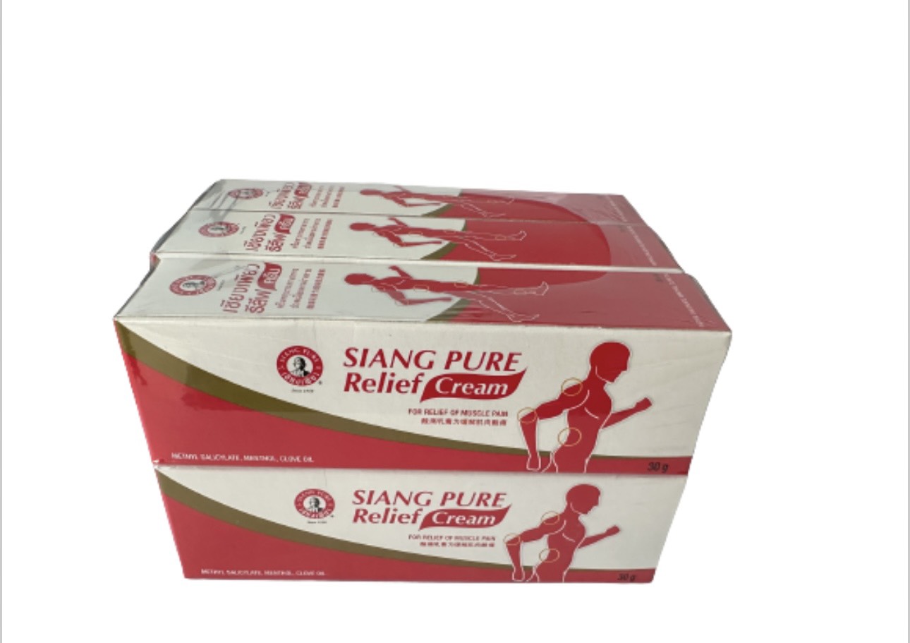 Kem nóng xoa bóp siang pure relief cream (lốc/6t/30gr)